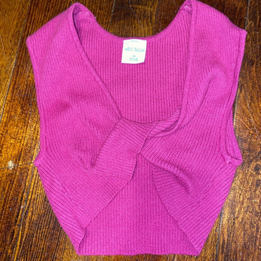 Cropped tank top